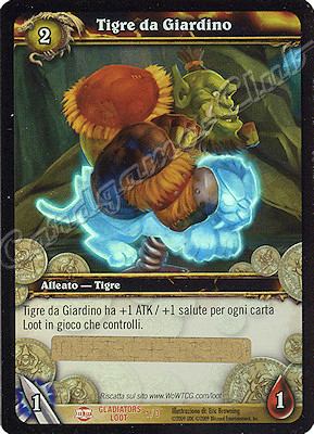 GLADIATORS LOOT 1 / 3 Tigre da Giardino leggendaria -NEAR MINT-