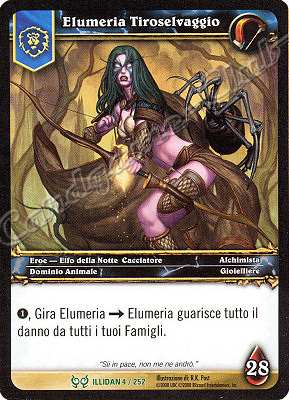 ILLIDAN 004 / 252 Elumeria Tiroselvaggio non comune -NEAR MINT-