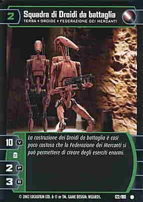122 / 180 Squadra di Droidi da battaglia comune (IT) -NEAR MINT-