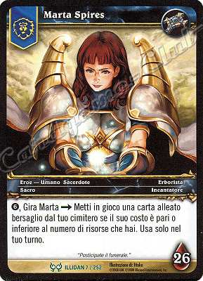 ILLIDAN 007 / 252 Marta Spires non comune -NEAR MINT-