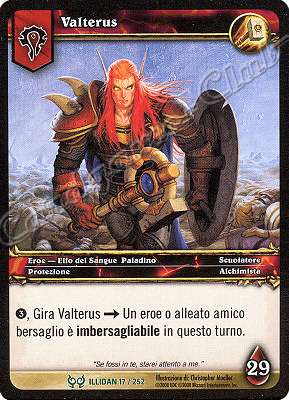 ILLIDAN 017 / 252 Valterus non comune -NEAR MINT-