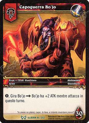 ILLIDAN 018 / 252 Capoguerra Bo'jo non comune -NEAR MINT-