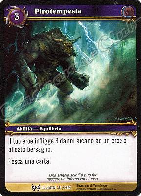 ILLIDAN 033 / 252 Pirotempesta comune -NEAR MINT-
