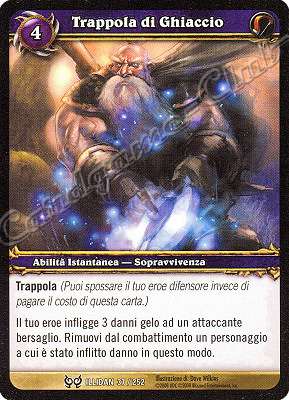 ILLIDAN 037 / 252 Trappola di Ghiaccio comune -NEAR MINT-