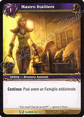 ILLIDAN 040 / 252 Maestro Stalliere non comune -NEAR MINT-