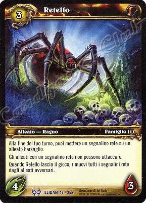 ILLIDAN 043 / 252 Retello rara -NEAR MINT-