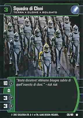 126 / 180 Squadra di Cloni comune (IT) -NEAR MINT-