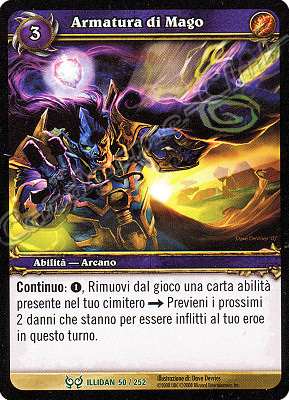 ILLIDAN 050 / 252 Armatura di Mago non comune -NEAR MINT-