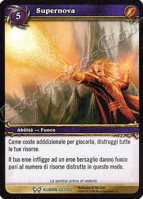 ILLIDAN 053 / 252 Supernova non comune -NEAR MINT-