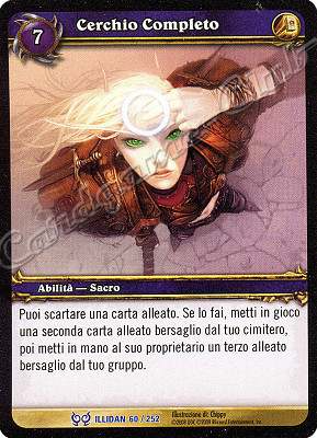 ILLIDAN 060 / 252 Cerchio Completo rara -NEAR MINT-