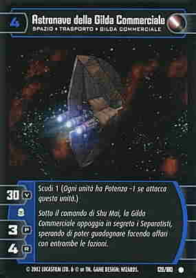 128 / 180 Astronave della Gilda Commerciale comune (IT) -NEAR MINT-