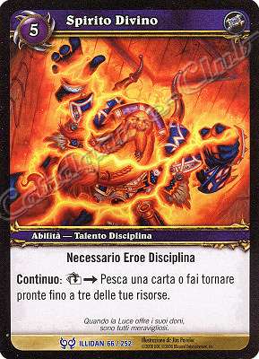 ILLIDAN 066 / 252 Spirito Divino rara -NEAR MINT-