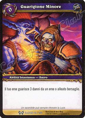 ILLIDAN 069 / 252 Guarigione Minore comune -NEAR MINT-