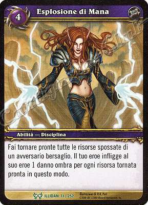 ILLIDAN 071 / 252 Esplosione di Mana non comune -NEAR MINT-