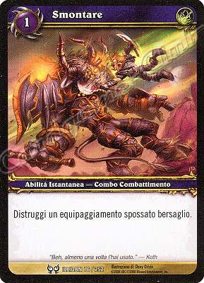 ILLIDAN 076 / 252 Smontare comune -NEAR MINT-