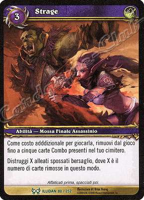 ILLIDAN 080 / 252 Strage non comune -NEAR MINT-