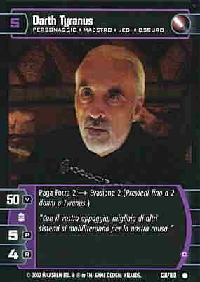 130 / 180 Darth Tyranus C comune (IT) -NEAR MINT-