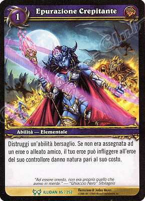 ILLIDAN 085 / 252 Epurazione Crepitante non comune -NEAR MINT-