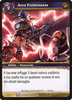 ILLIDAN 089 / 252 Arco Fulminante comune -NEAR MINT-