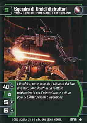 131 / 180 Squadra di Droidi distruttori comune (IT) -NEAR MINT-