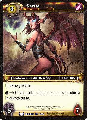 ILLIDAN 102 / 252 Sarlia rara -NEAR MINT-