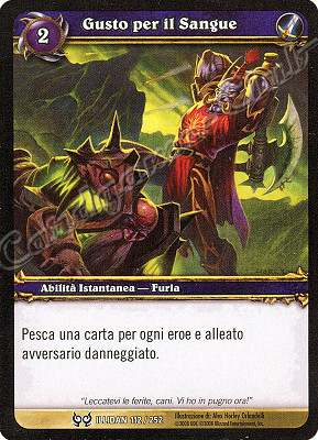 ILLIDAN 112 / 252 Gusto per il Sangue comune -NEAR MINT-