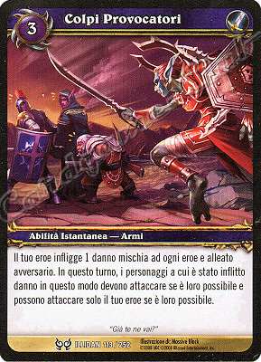 ILLIDAN 113 / 252 Colpi Provocatori comune -NEAR MINT-
