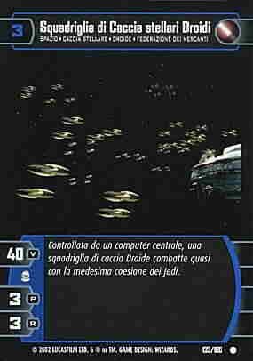 133 / 180 Squadriglia di Caccia stellari Droidi comune (IT) -NEAR MINT-