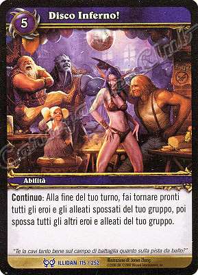 ILLIDAN 115 / 252 Disco Inferno! rara -NEAR MINT-