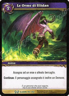 ILLIDAN 116 / 252 Le Orme di Illidan non comune -NEAR MINT-