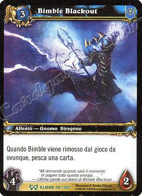 ILLIDAN 119 / 252 Bimble Blackout non comune -NEAR MINT-