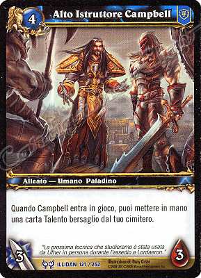 ILLIDAN 127 / 252 Alto Istruttore Campbell rara -NEAR MINT-