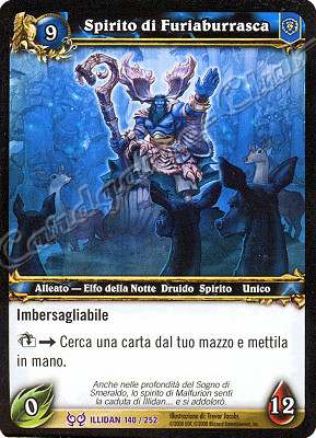 ILLIDAN 140 / 252 Spirito di Furiaburrasca epica -NEAR MINT-