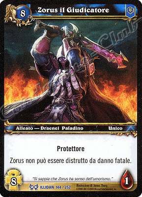 ILLIDAN 144 / 252 Zorus il Giudicatore rara -NEAR MINT-