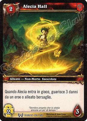 ILLIDAN 145 / 252 Alecia Hall comune -NEAR MINT-