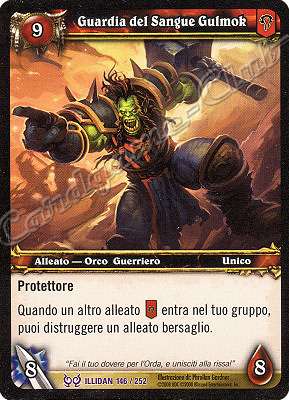 ILLIDAN 146 / 252 Guardia del Sangue Gulmok epica -NEAR MINT-