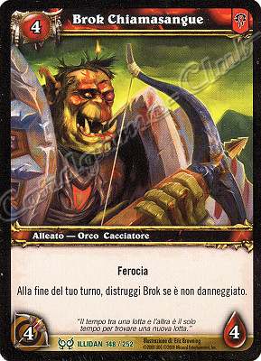 ILLIDAN 148 / 252 Brok Chiamasangue non comune -NEAR MINT-