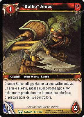 ILLIDAN 153 / 252 "Bulbo" Jones non comune -NEAR MINT-
