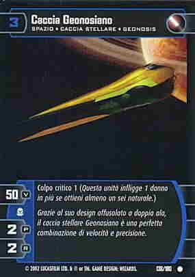 138 / 180 Caccia Geonosiano comune (IT) -NEAR MINT-