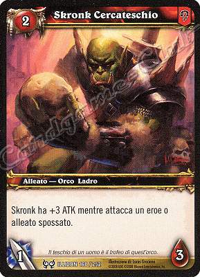 ILLIDAN 168 / 252 Skronk Cercateschio comune -NEAR MINT-