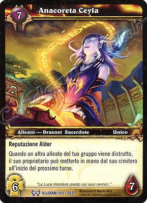 ILLIDAN 173 / 252 Anacoreta Ceyla rara -NEAR MINT-
