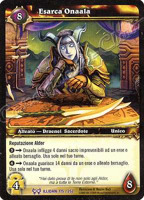 ILLIDAN 175 / 252 Esarca Onaala epica -NEAR MINT-