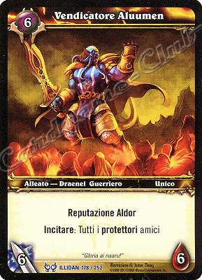 ILLIDAN 178 / 252 Vendicatore Aluumen rara -NEAR MINT-