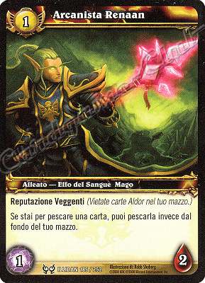 ILLIDAN 185 / 252 Arcanista Renaan comune -NEAR MINT-