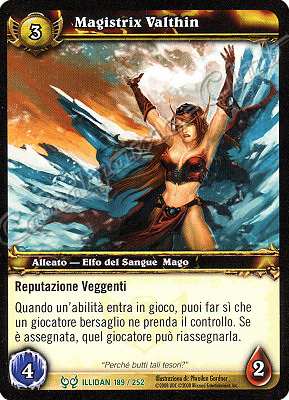 ILLIDAN 189 / 252 Magistrix Valthin non comune -NEAR MINT-