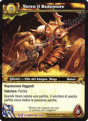 ILLIDAN 194 / 252 Varen il Redentore epica -NEAR MINT-
