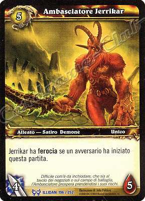 ILLIDAN 196 / 252 Ambasciatore Jerrikar rara -NEAR MINT-