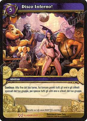 ILLIDAN LOOT 2 / 3 Disco Inferno! leggendaria -NEAR MINT-