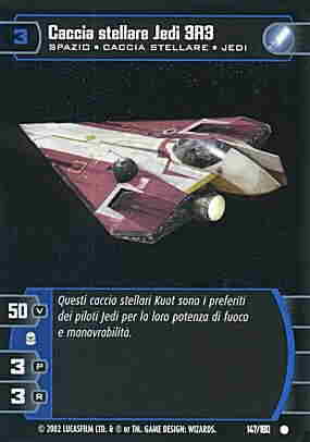 147 / 180 Caccia stellare Jedi 3R3 comune (IT) -NEAR MINT-