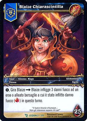 LEGION 003 / 319 Blaize Chiarascintilla non comune -NEAR MINT-